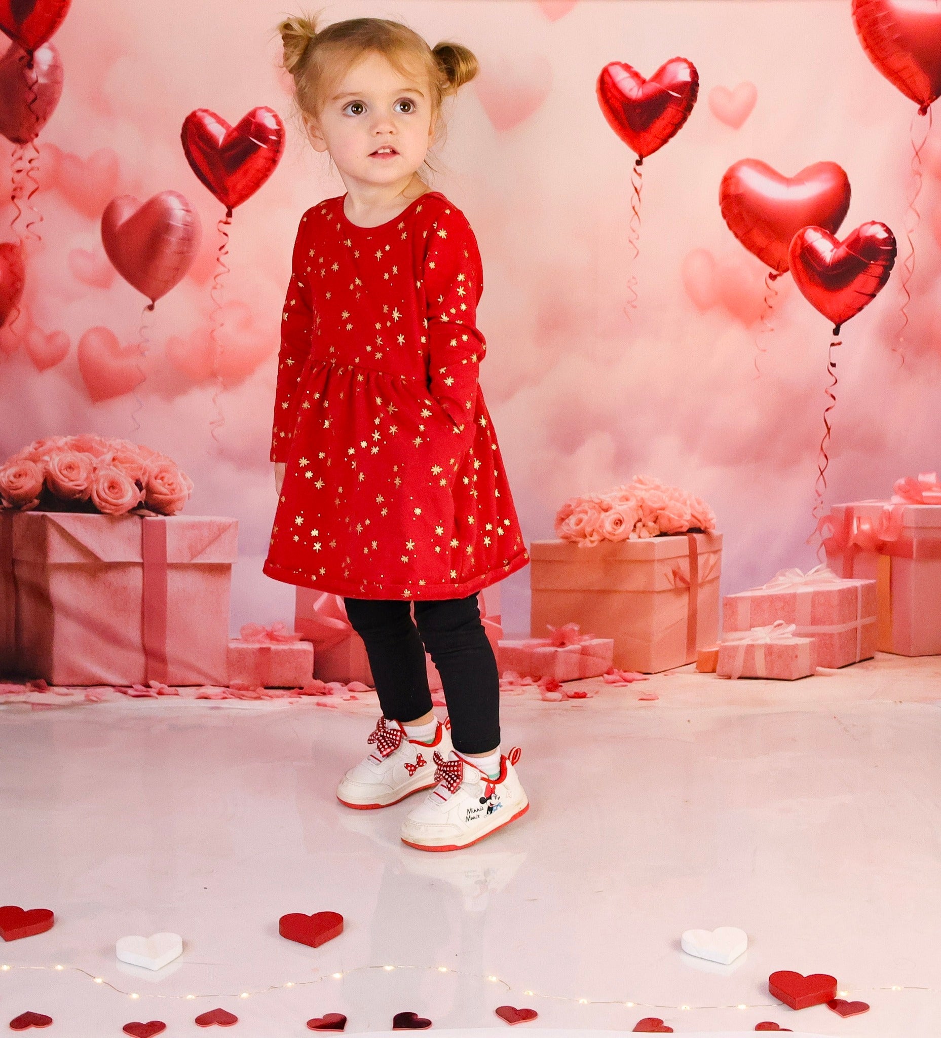 Valentine Backdrop Romantic Heart Balloons Gifts Valentine Photography Backdrop UK MRR9-86