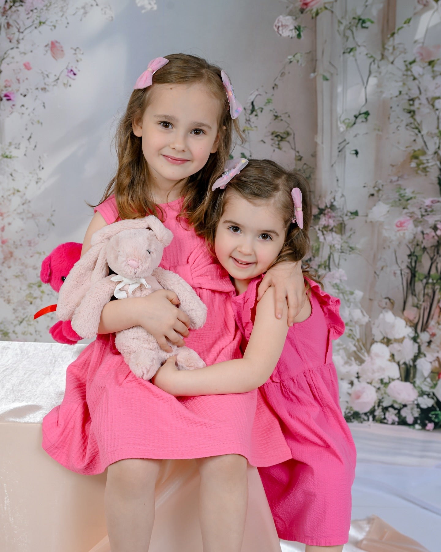 Mothers Day Backdrop Blooming Pink Roses Archway Backdrop UK GQ2-183