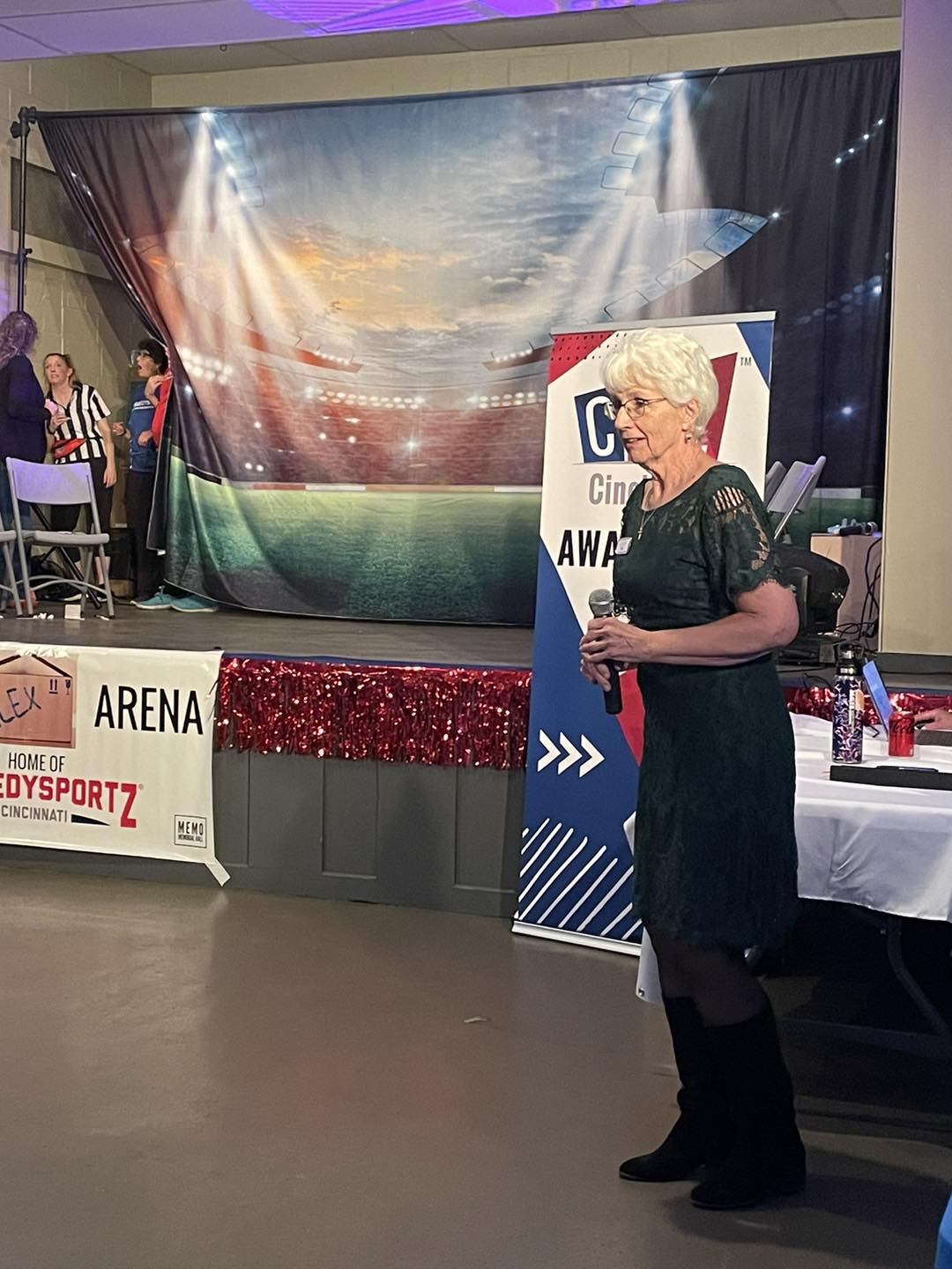 Night Football Field Spotlights s Sports Photo Booth Backdrop UK M063