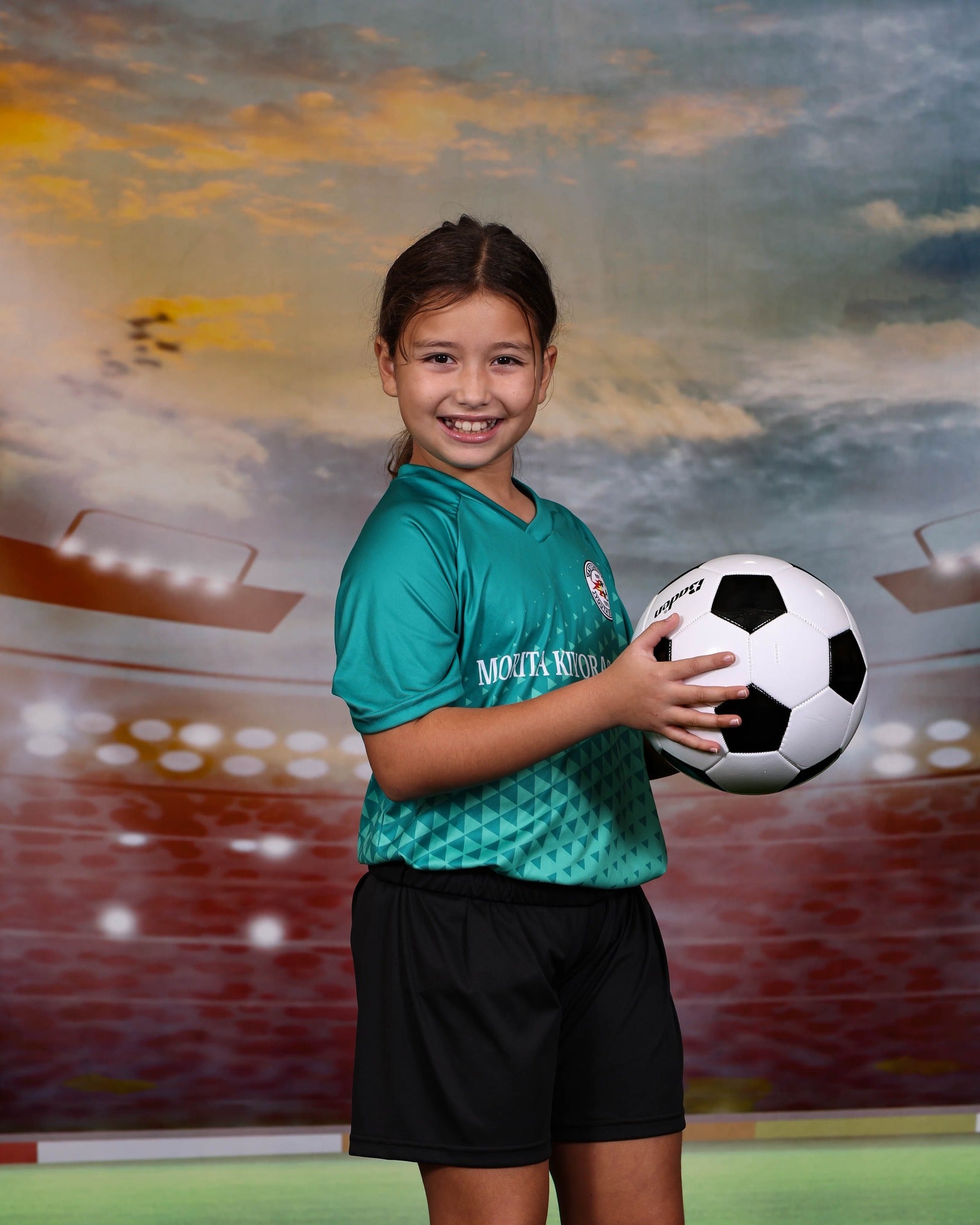 Night Football Field Spotlights s Sports Photo Booth Backdrop UK M063