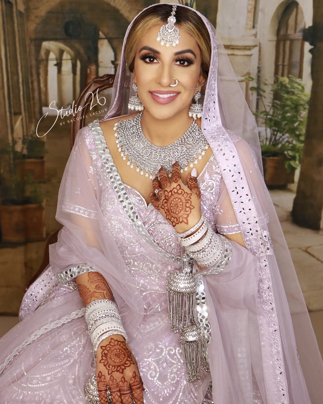 Round Arch Promenade Green Potted Plants Photo Backdrop uk KAT-144