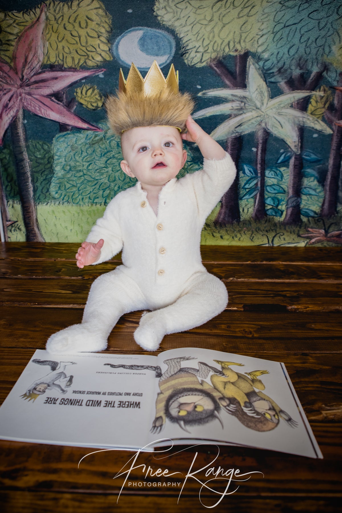 Newborn Baby Jungle Backdrop for Photography UK NB-219