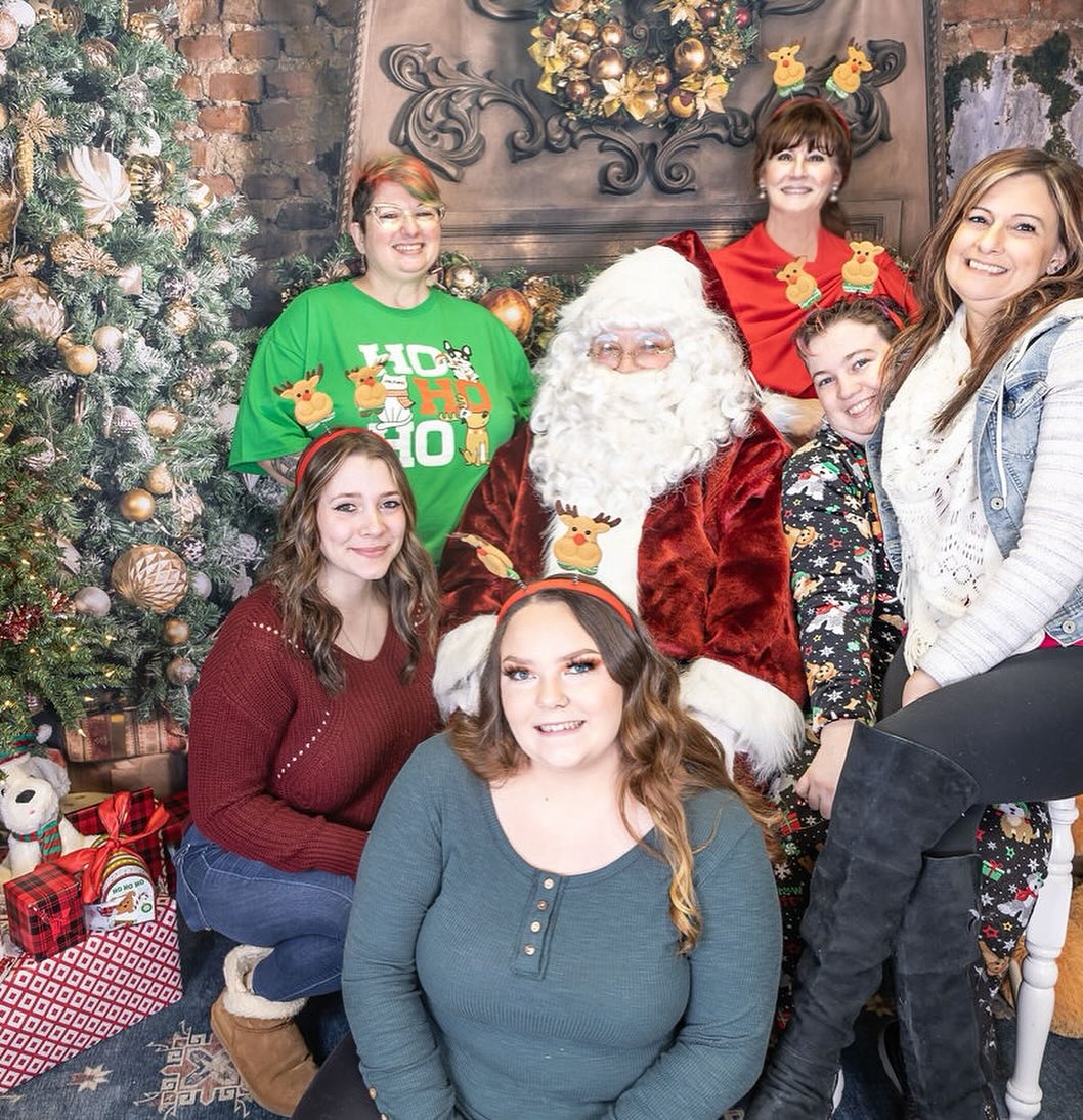 Christmas Tree Gifts Fireplace Photo Booth Backdrops KAT-31