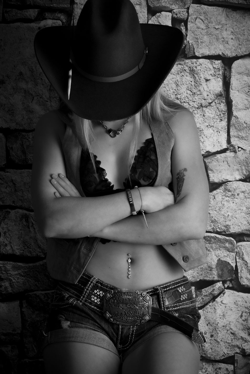 Stone Wall Photography Backdrop UK for Photo Studio F-1586