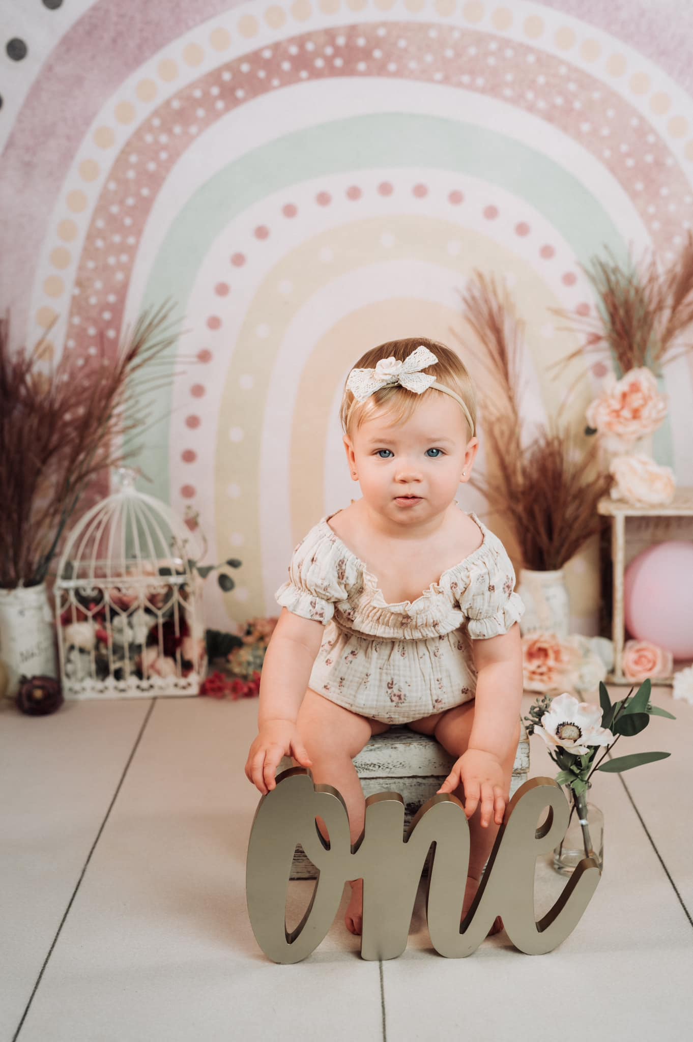 Boho Rainbow Children Baby Photo Shoot Backdrop D769