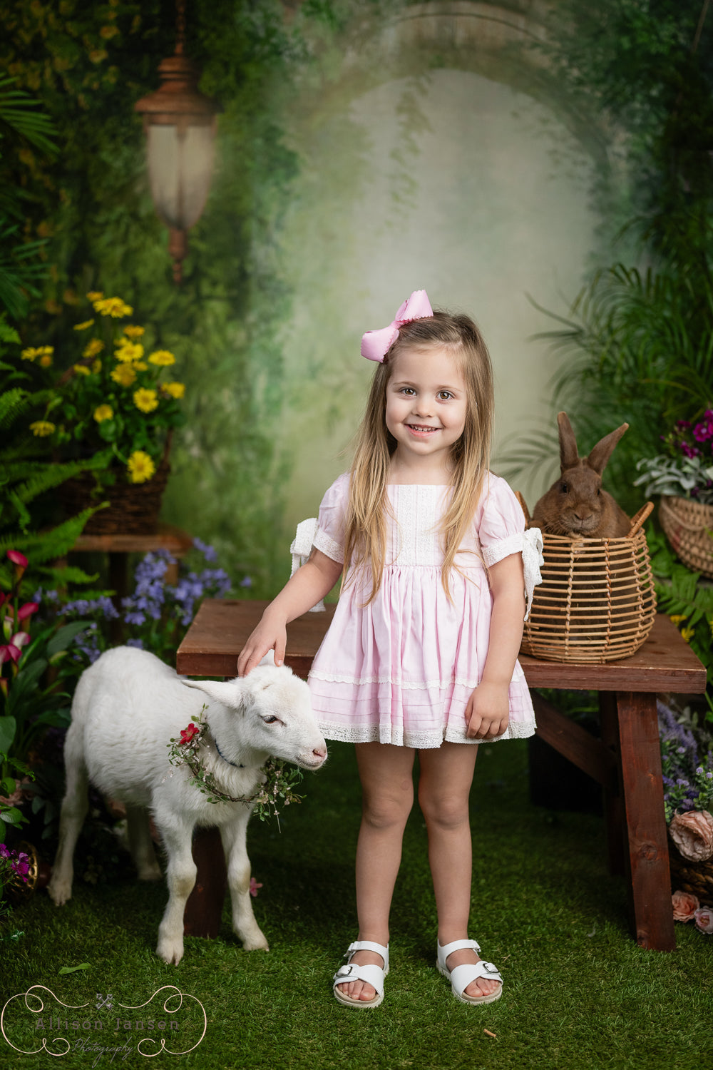 Enchanted Forest Backdrop Magical Misty Arch Lanterns Forest Backdrop UK MRR9-94