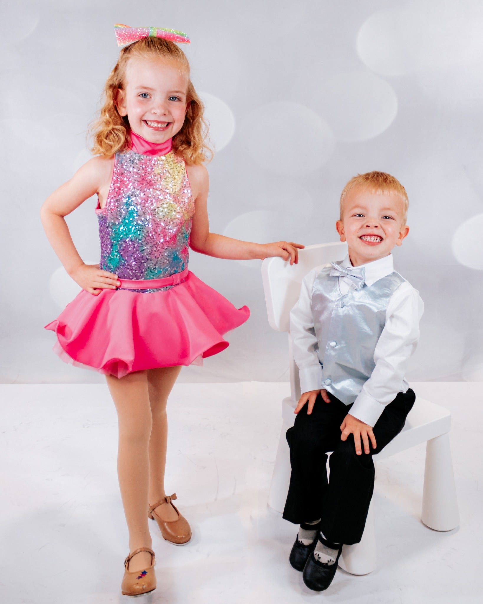 Sparkle Silver Bokeh Portrait Photography Backdrop uk KAT-101