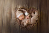 DBackdrop Wooden Heart Shaped Newborn Photography Props SYPJ4