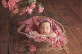 DBackdrop Handmade woven basket newborn child photography props SYPJ8