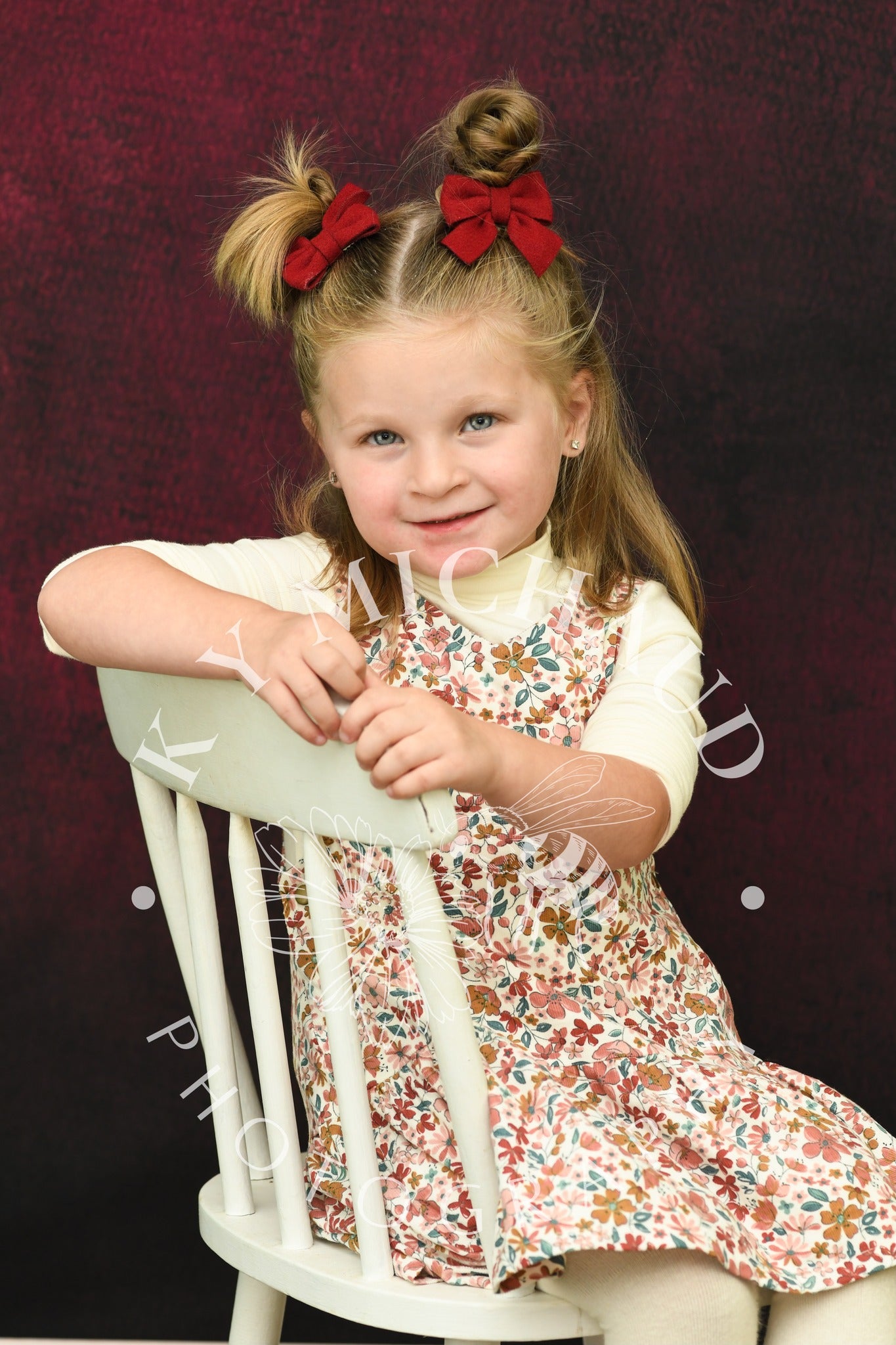 Abstract Brown Red Backdrop for Studio Photography UK M10-34