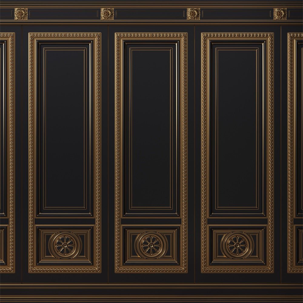 Retro Theme Backdrop Classic Golden Decorative Backdrop UK BRP10-280