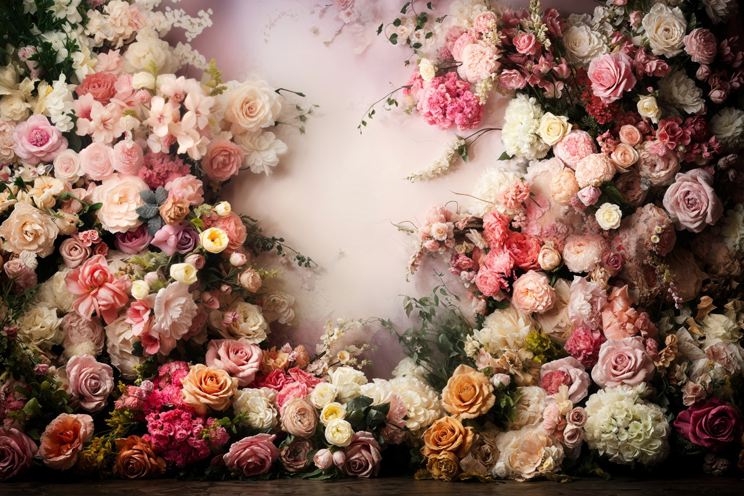 Valentine's Day Backdrops Floral Arrangement Wall Backdrop UK BRP11-440