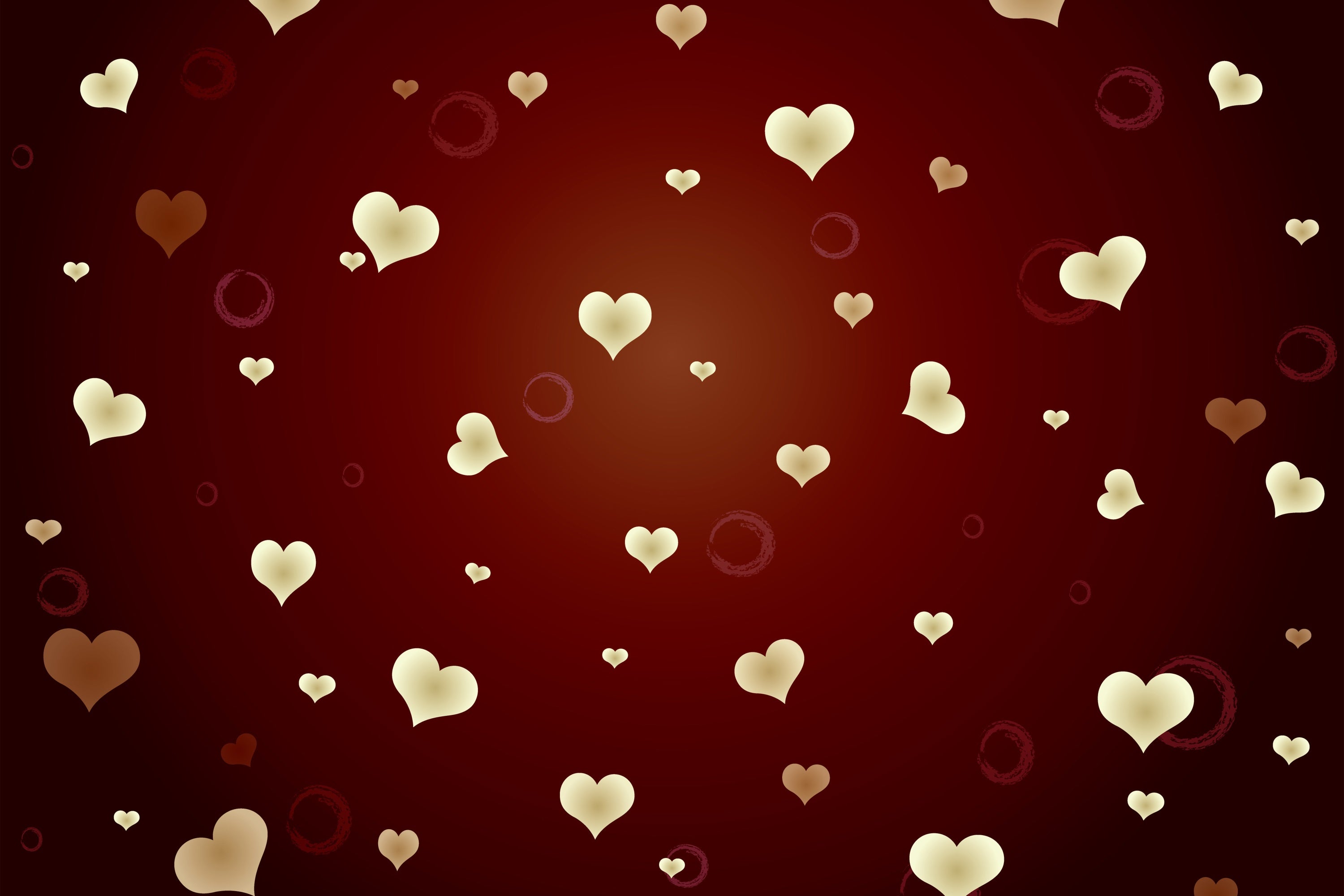 Valentine Backdrops Photography Golden Hearts Red Backdrop UK BRP11-450