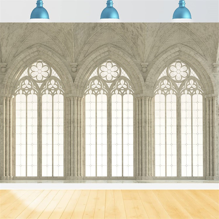 Vintage Backdrop Ideas Gothic Arch Windows Decor Backdrop UK BRP11-576
