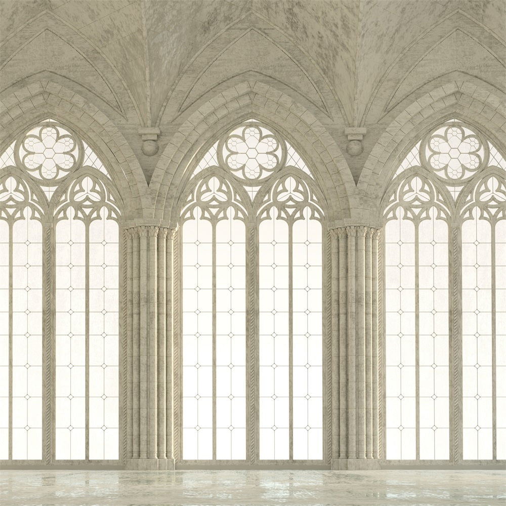 Vintage Backdrop Ideas Gothic Arch Windows Decor Backdrop UK BRP11-576
