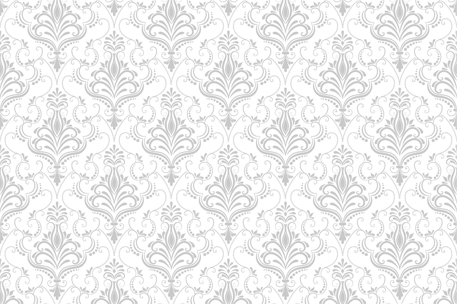 Photography Backdrops Damask Light Gray Ornate Floral Backdrop UK BRP12-596