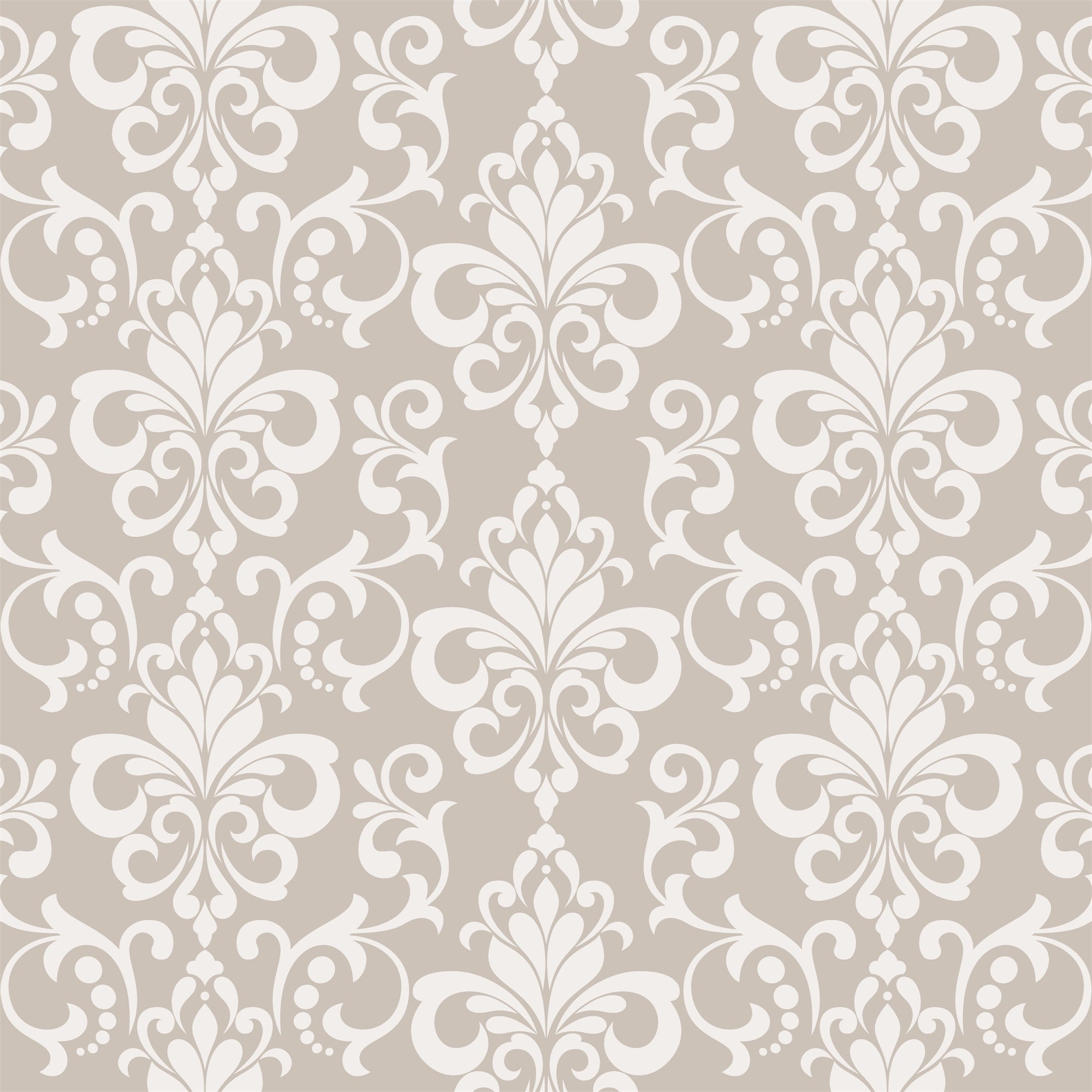Damask Backdrops Light Beige Regal Symmetrical Design Backdrop UK BRP12-601