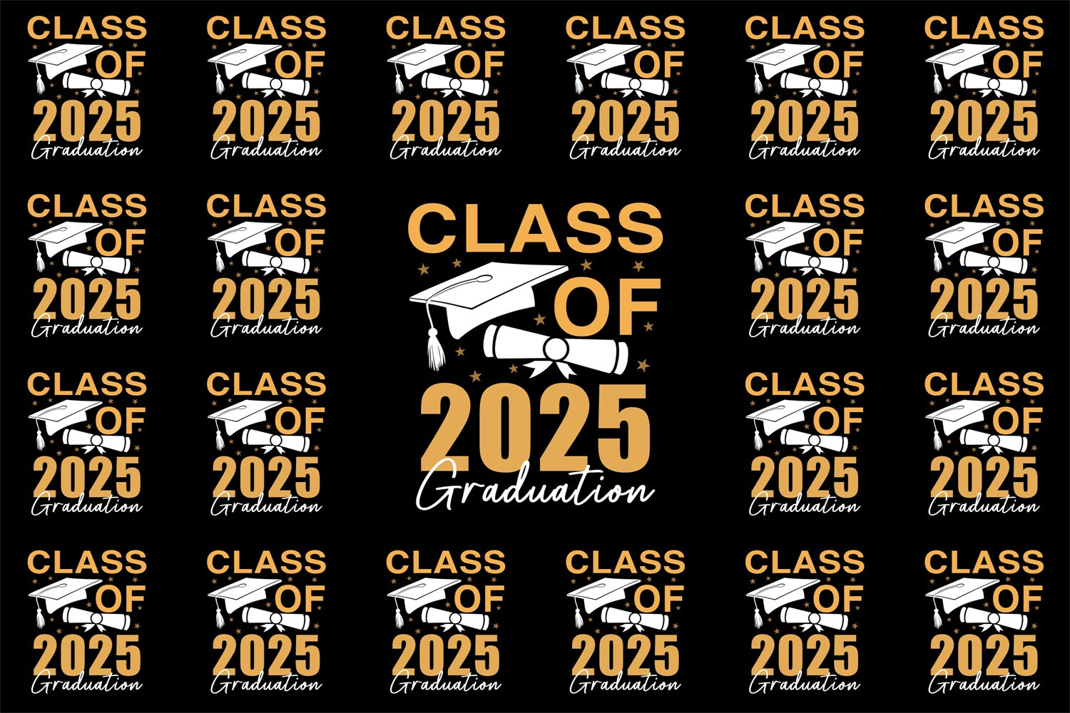 Personalized Graduation Backdrops Elegant Gold Graduation Party Backdrop UK BRP3-13