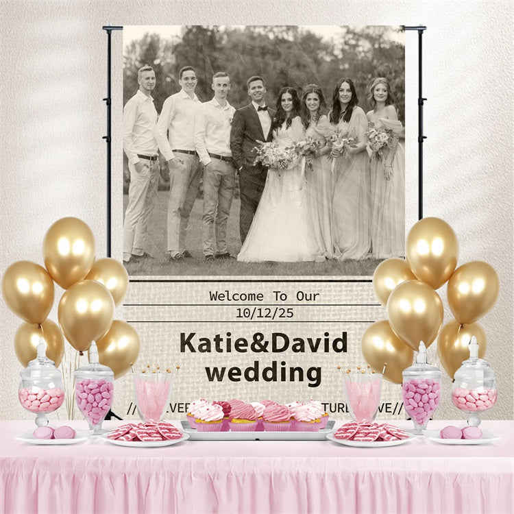 Wedding Backdrops Forever Love Party Custom Backdrop UK BRP3-193