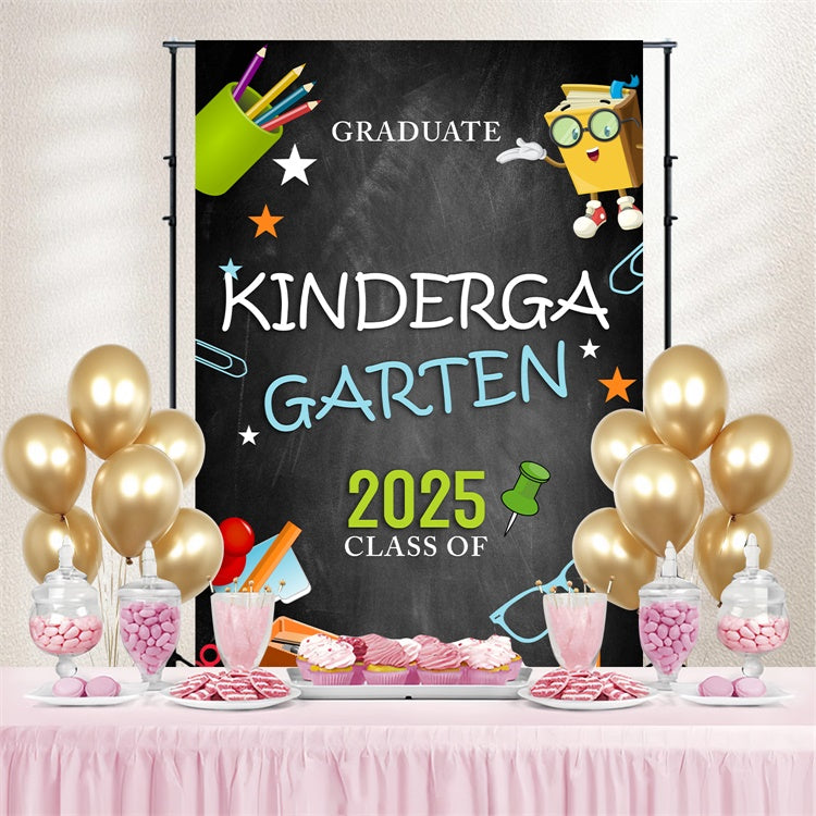 Preschool Graduation Backdrop Stationery Kindergarten Graduation Party Backdrop UK BRP3-22