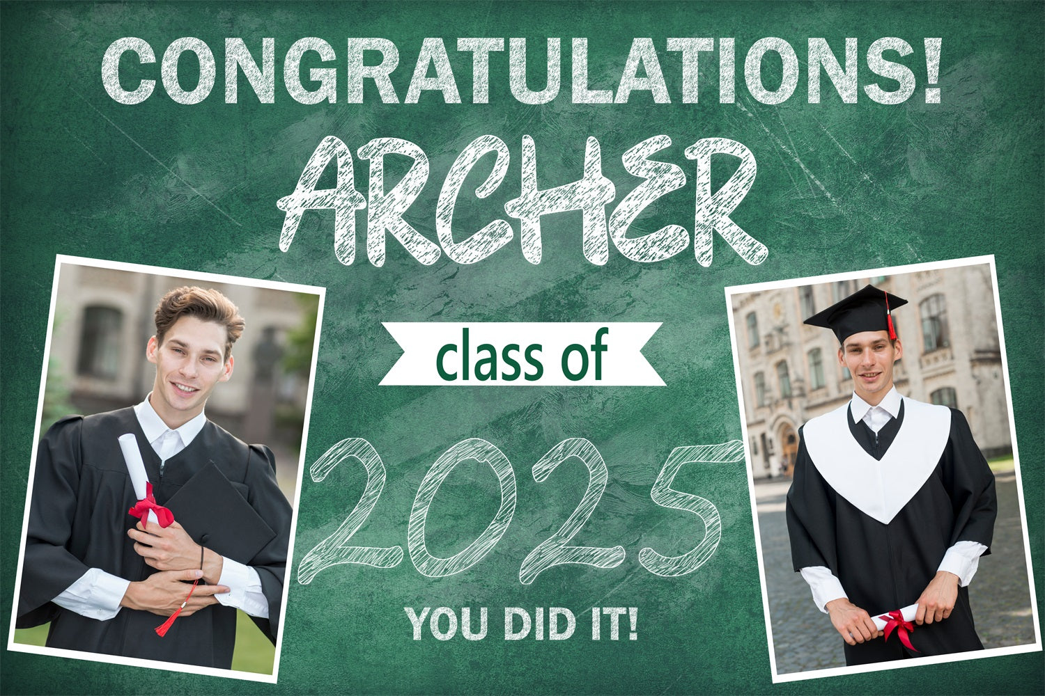 Graduation Backdrop Ideas Green Chalkboard Customized Party Graduation Backdrop UK BRP3-241