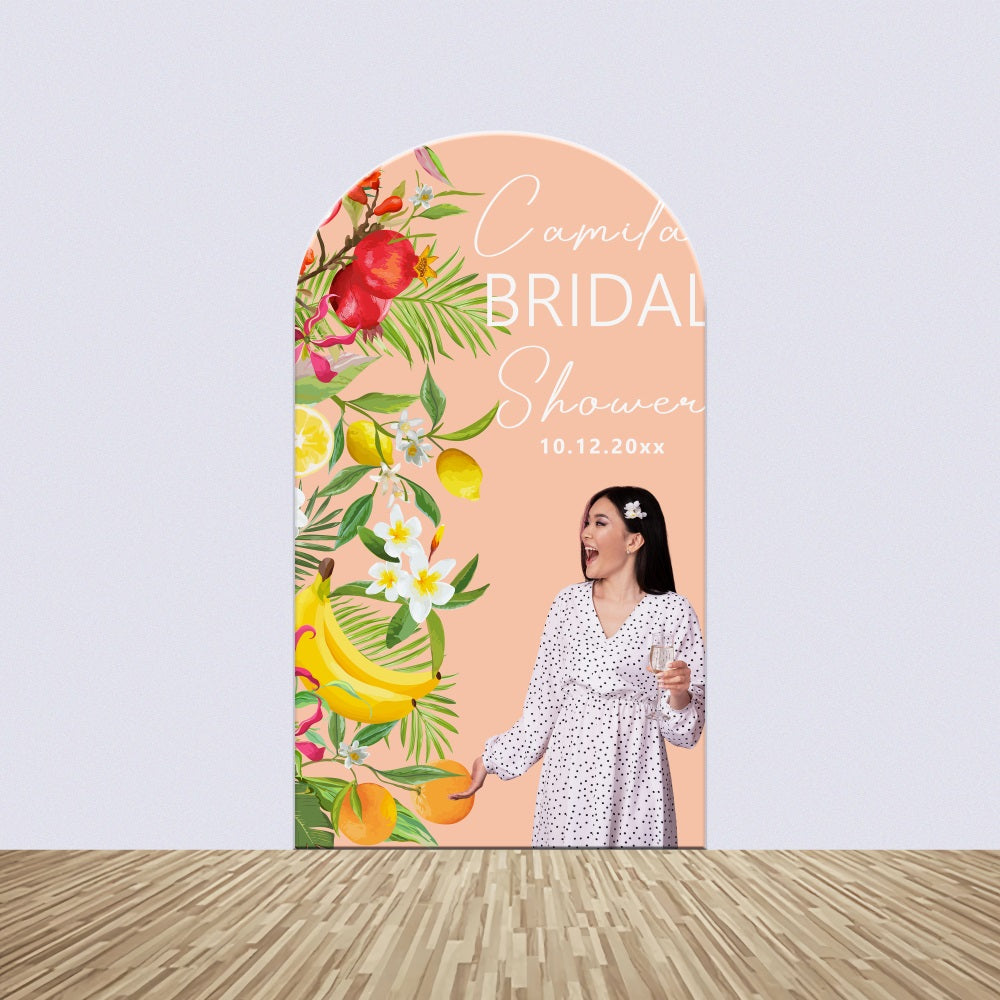 Bridal Shower Backdrop Fruit Blossom Customized Arch Backdrop Kit UK BRP4-141