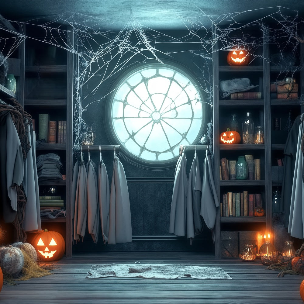 Halloween Backdrop Ideas Ghostly Dressing Room Backdrop UK BRP57-110