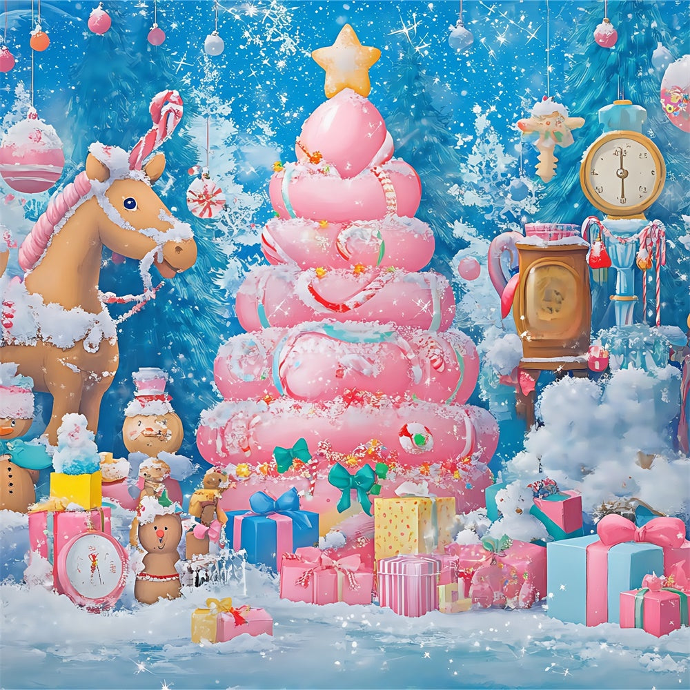 Christmas Backdrops Sale Gingerbread Toy Fantasy Backdrop UK BRP57-148