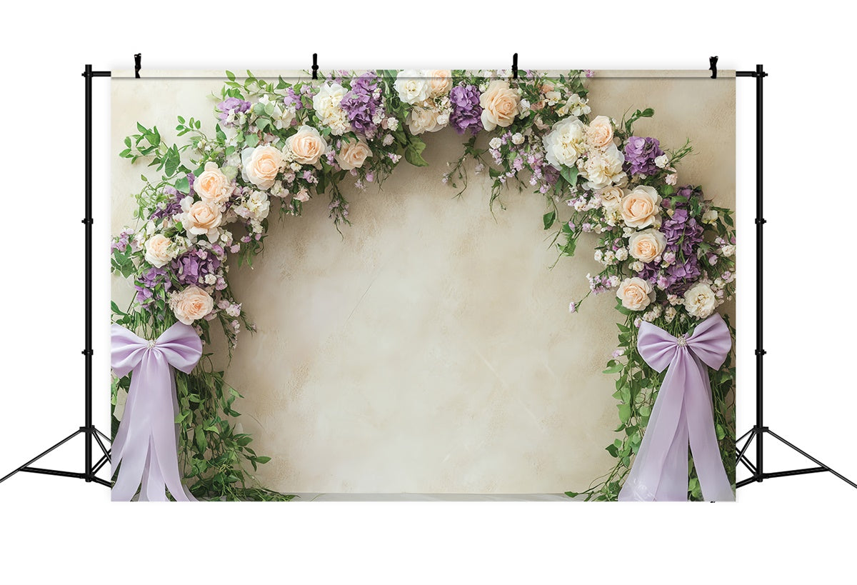 Fall Photo Backdrops Elegant Floral Archway Backdrop UK BRP57-192