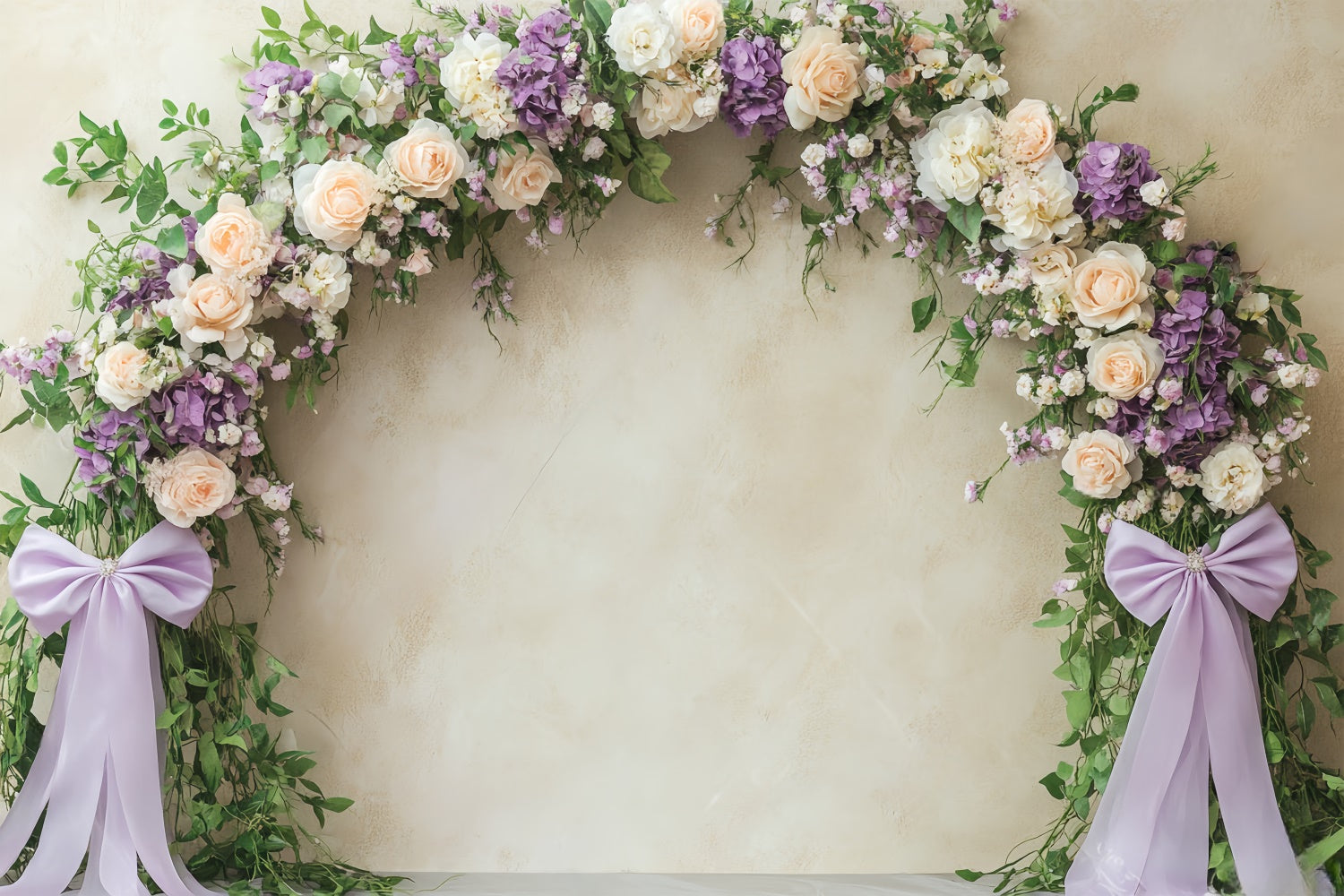 Fall Photo Backdrops Elegant Floral Archway Backdrop UK BRP57-192