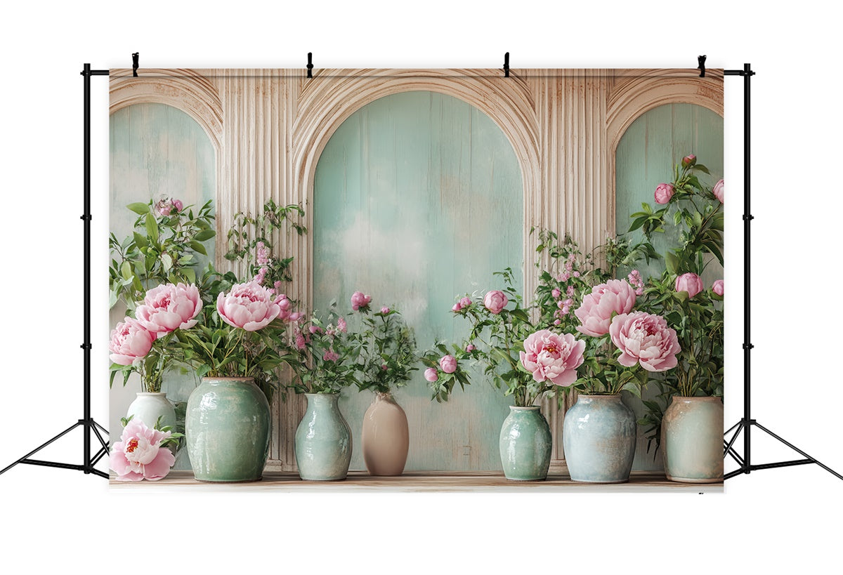 Autumn Photo Backdrop Fall Bloom Vase Display Backdrop UK BRP57-195