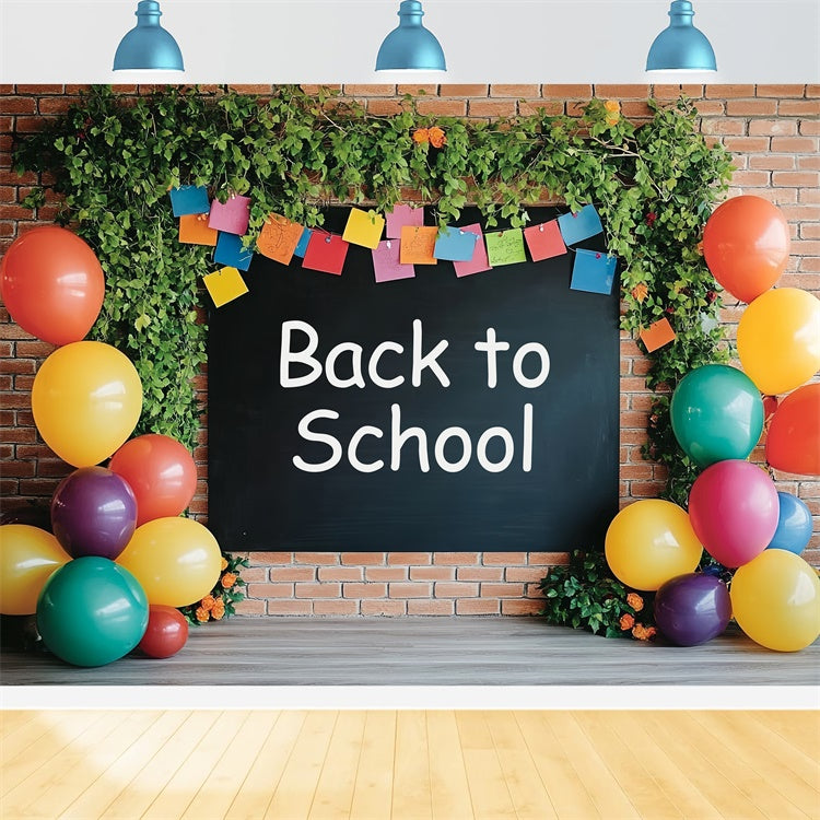School Photo Backdrops Brick School Bash Backdrop UK BRP57-20