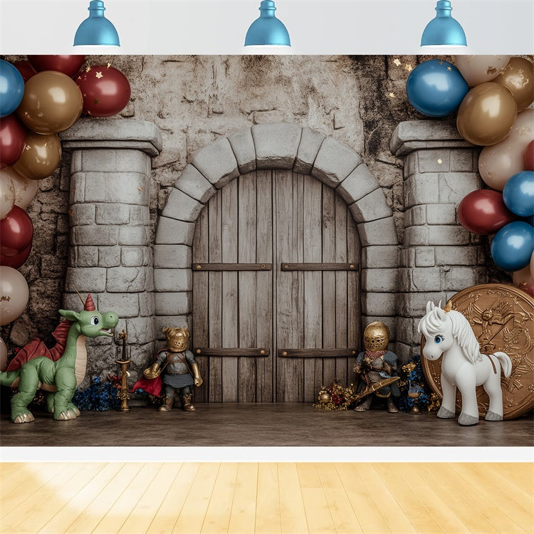 Kids Backdrop Fantasy Fortress Adventure Backdrop UK BRP57-251