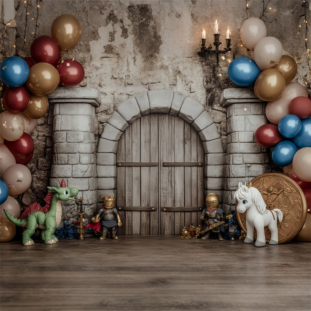 Kids Backdrop Fantasy Fortress Adventure Backdrop UK BRP57-251