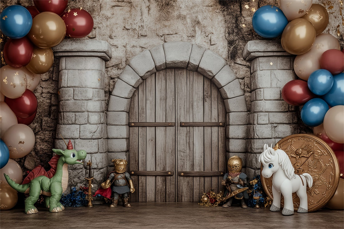 Kids Backdrop Fantasy Fortress Adventure Backdrop UK BRP57-251