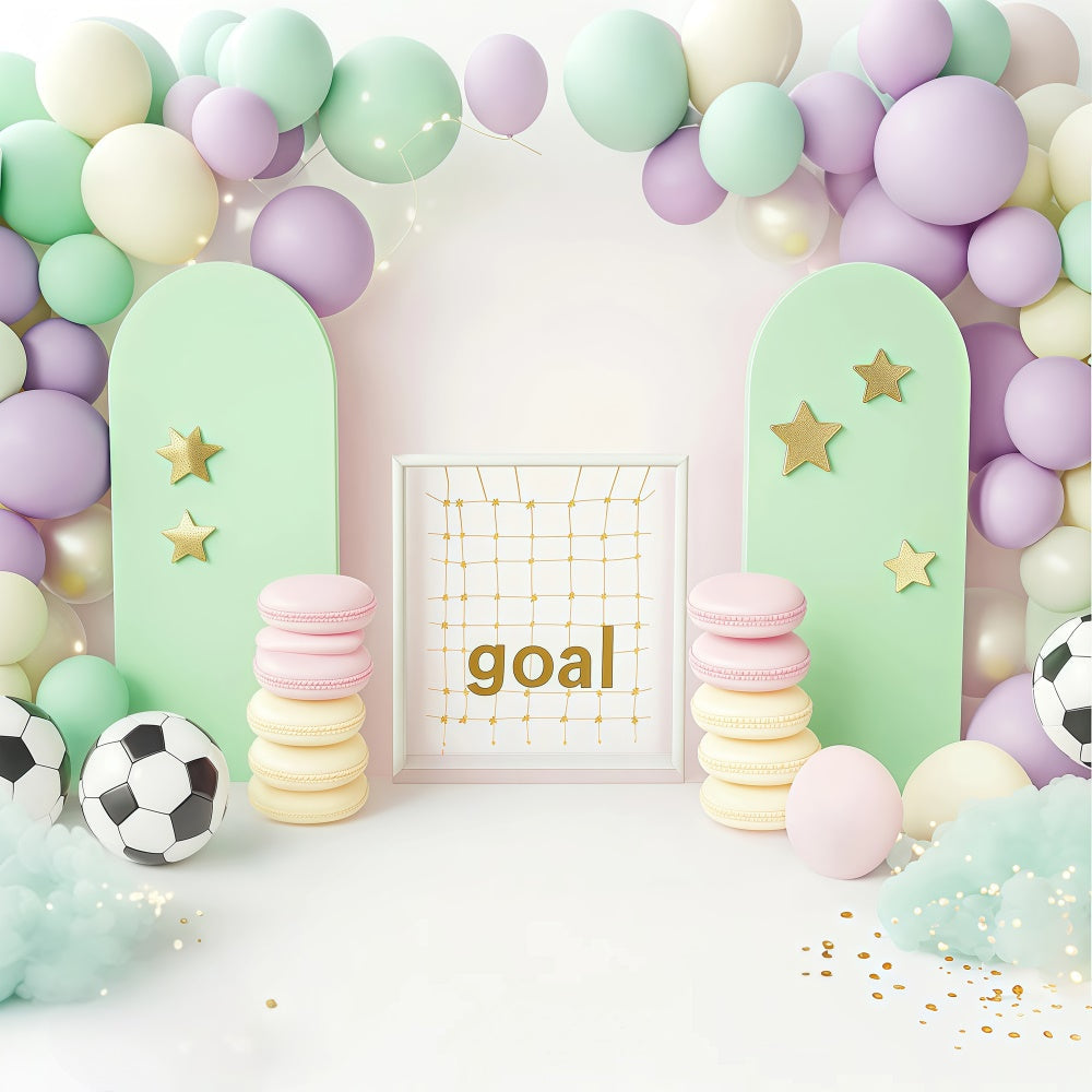 Sports Backdrops Sweet Goal Celebration Backdrop UK BRP57-303