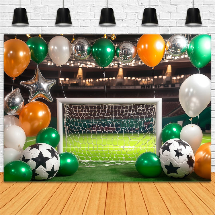 Sports Theme Backdrop Sparkle Stadium Party Backdrop UK BRP57-307