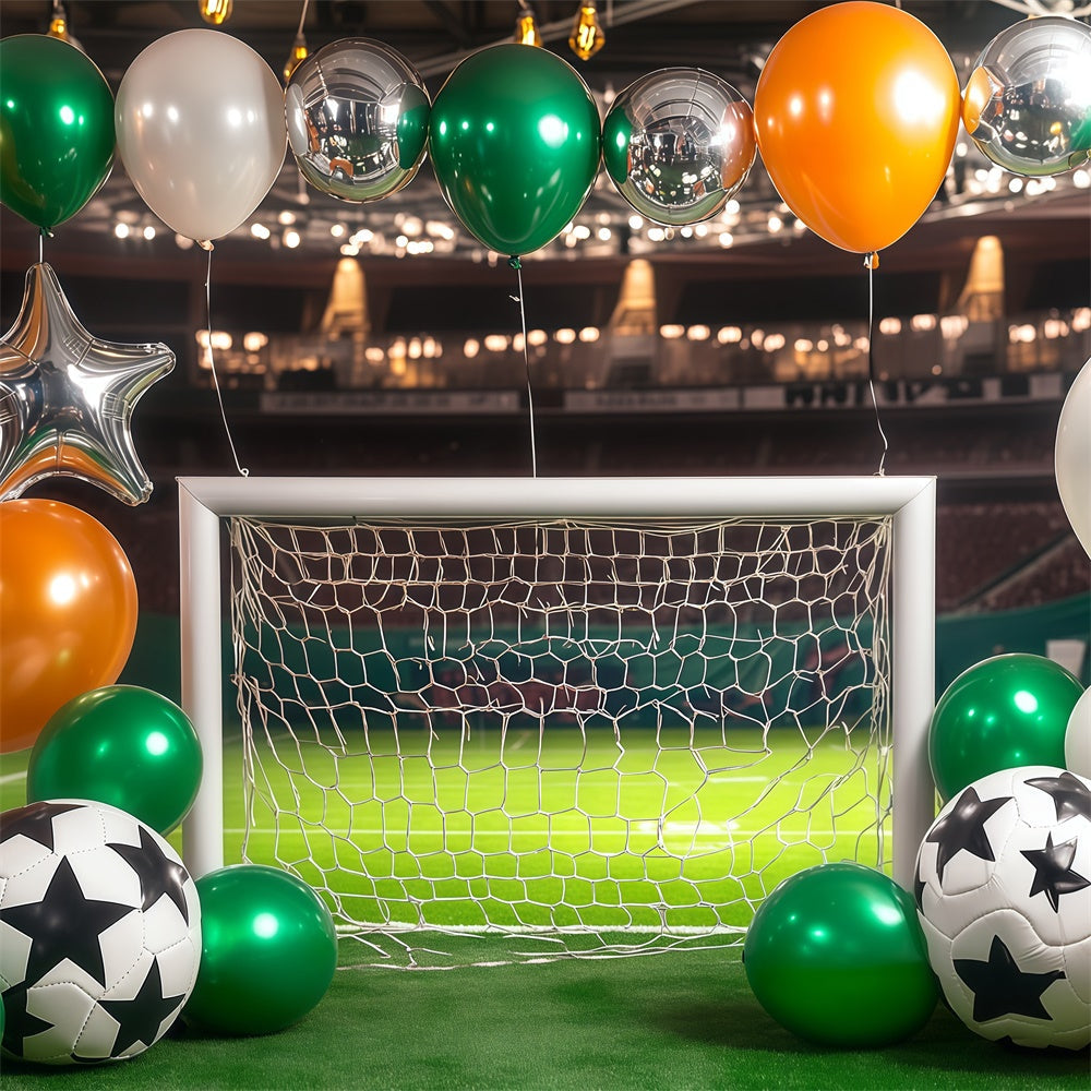 Sports Theme Backdrop Sparkle Stadium Party Backdrop UK BRP57-307