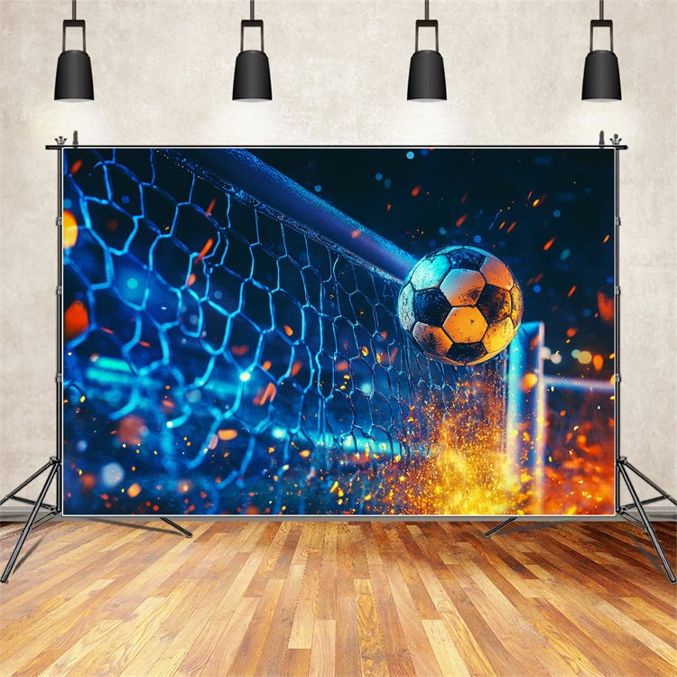 Soccer Backdrop Sparkshot Goal Impact Backdrop UK BRP57-317