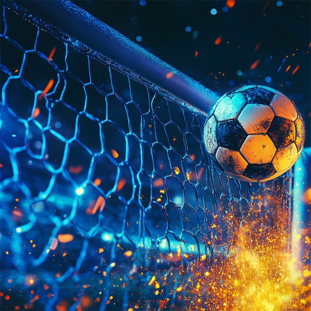 Soccer Backdrop Sparkshot Goal Impact Backdrop UK BRP57-317