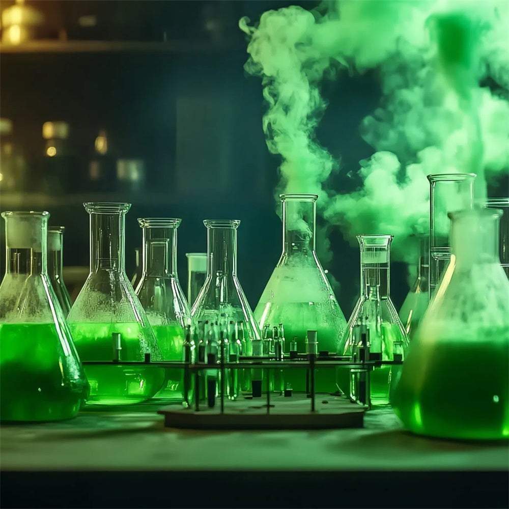 Chemistry Backdrop Smoky Science Scene Backdrop UK BRP57-41