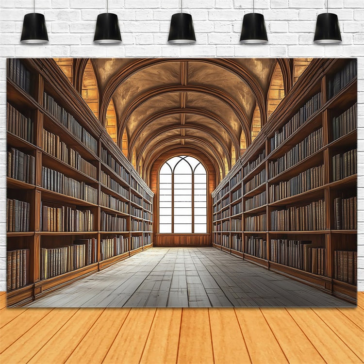 Back To School Backdrops Classic Book Haven Backdrop UK BRP57-54