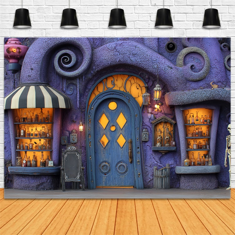 Halloween Backdrops Mystic Elixir Doorway Scene Backdrop UK BRP57-73