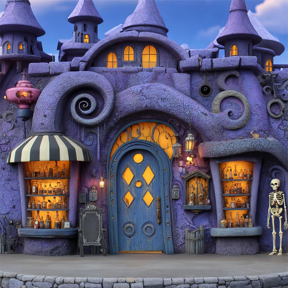 Halloween Backdrops Mystic Elixir Doorway Scene Backdrop UK BRP57-73