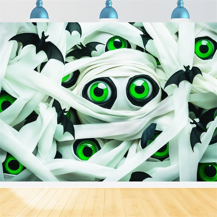Spooky Halloween Backdrop Green Gaze Halloween Backdrop UK BRP57-81