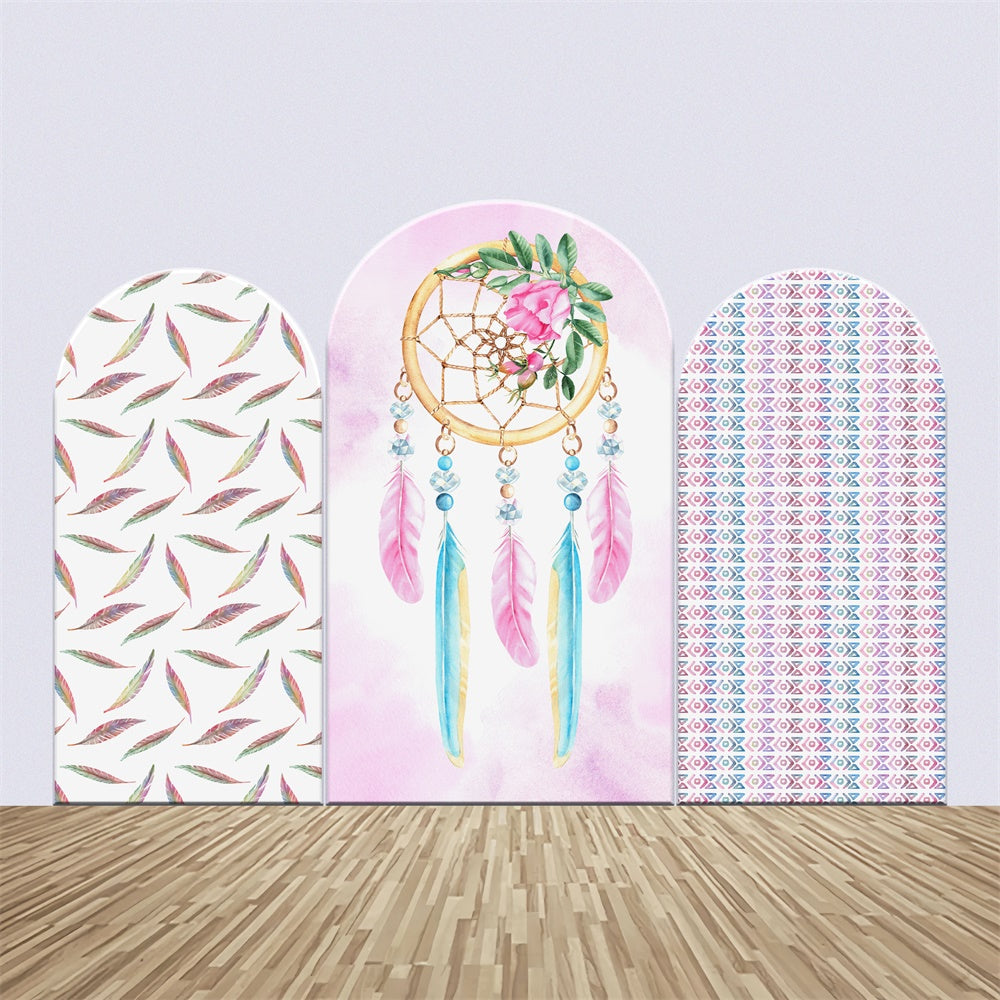 Boho Wedding Backdrop Dreamcatcher Boho Dream Arch Backdrop Kit UK BRP6-114