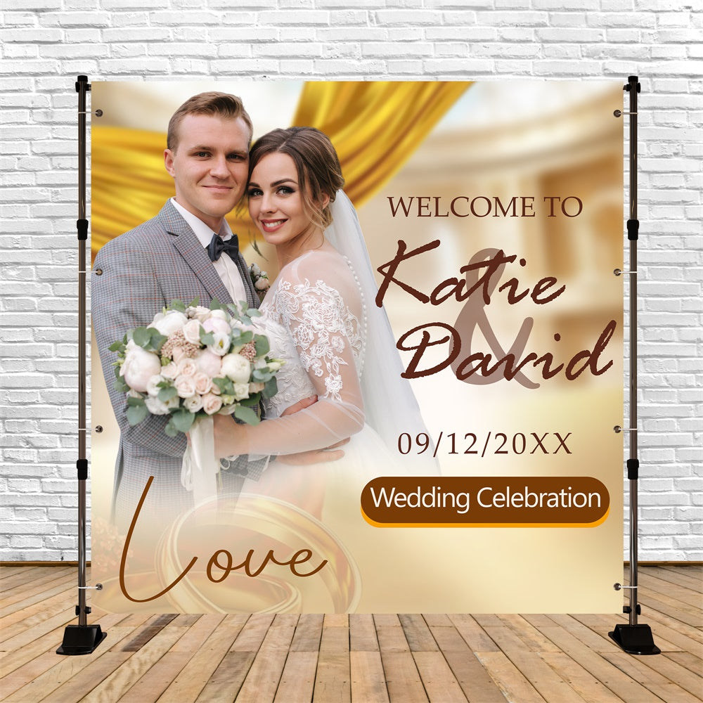 Elegant Wedding Backdrop Classic Wedding Dream Custom Backdrop UK BRP6-122