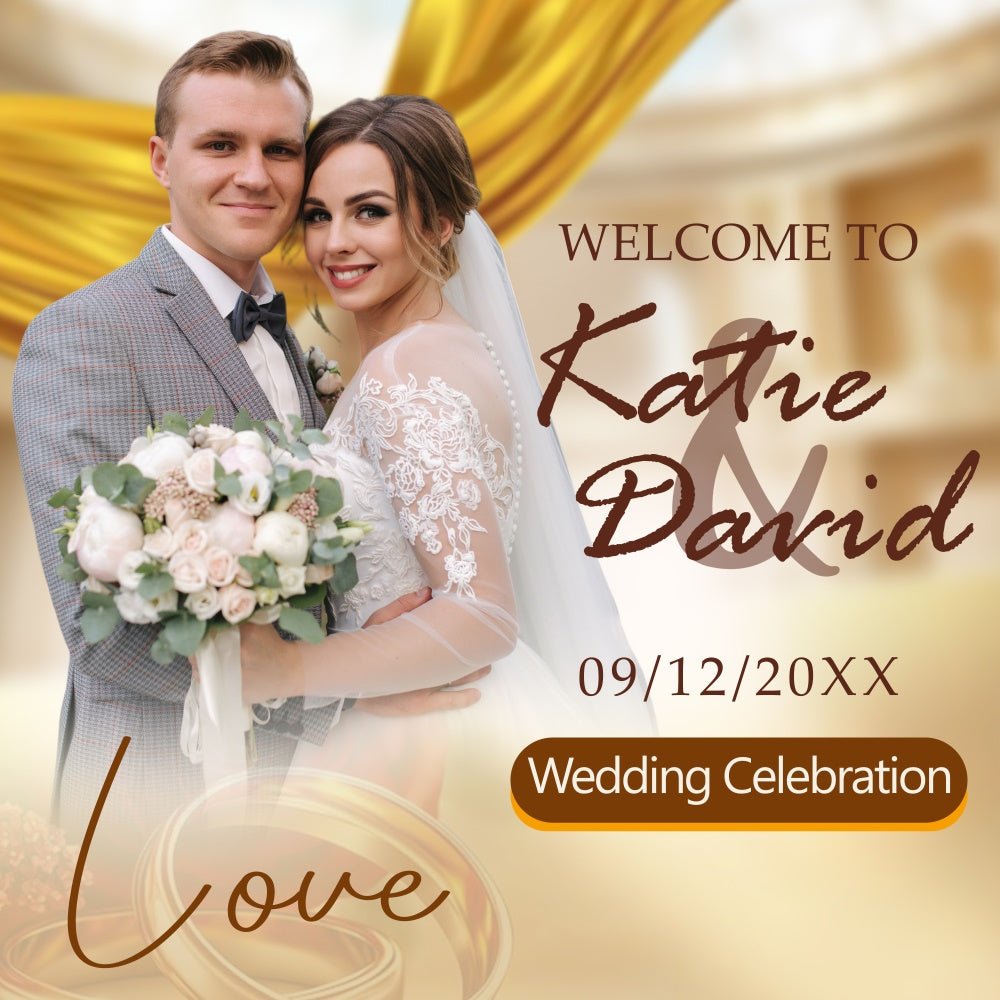 Elegant Wedding Backdrop Classic Wedding Dream Custom Backdrop UK BRP6-122