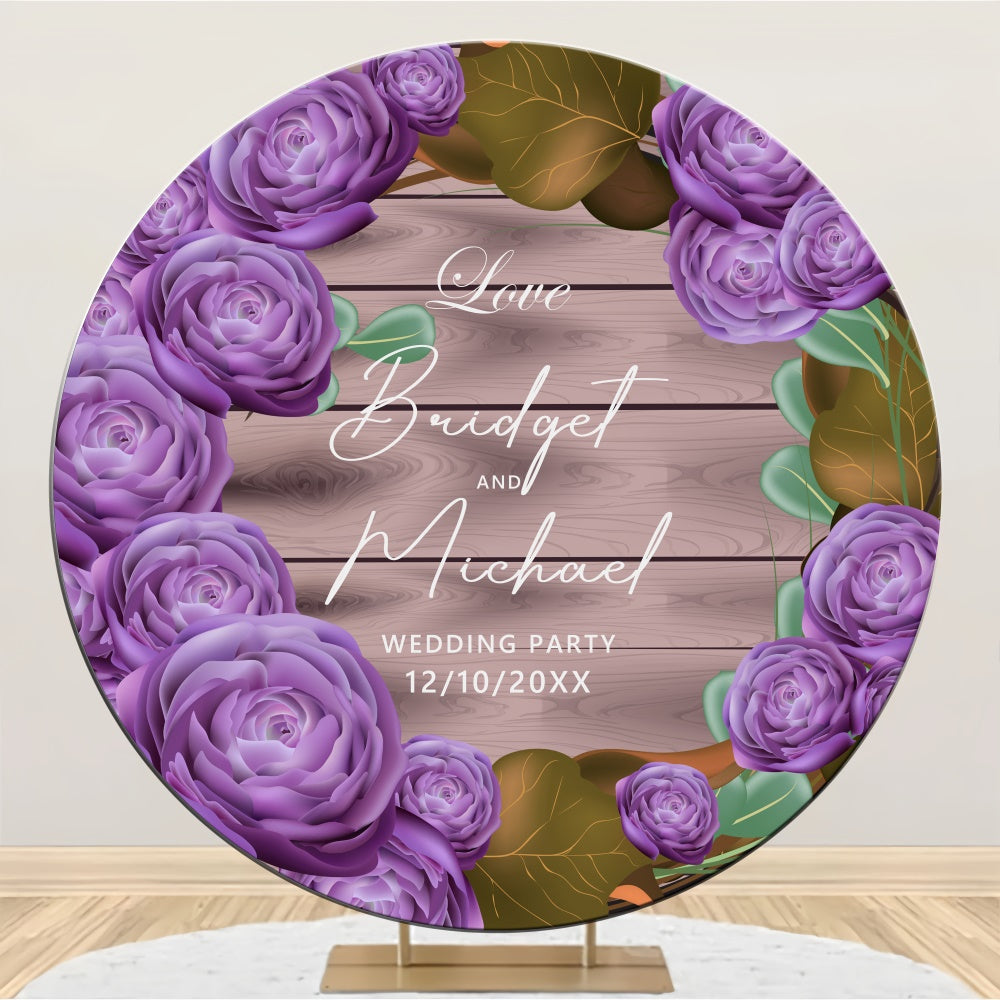 Wedding Backdrop Ideas Sweet Blossom Romance Round Backdrop UK BRP6-127
