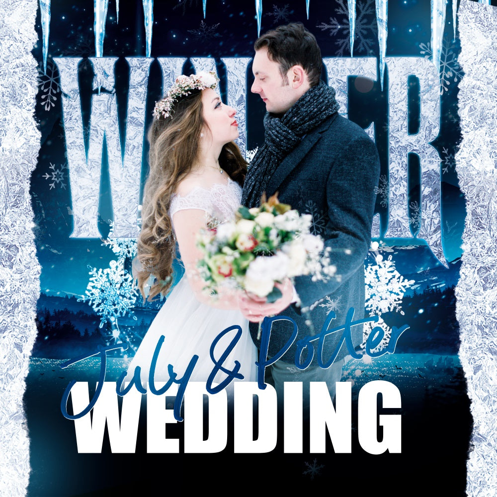Backdrop For Wedding Winter Frost Wedding Customized Backdrop UK BRP6-150